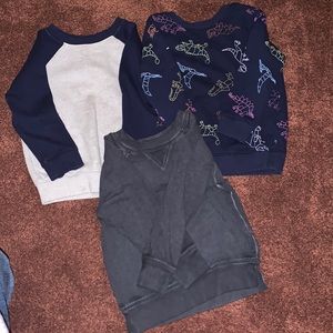 Cat & Jack Sweatshirts. Boy 3T. (3pk)